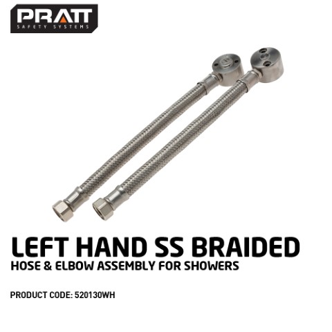 PRATT HOSE BRAIDED CONNECTION LEFT HAND